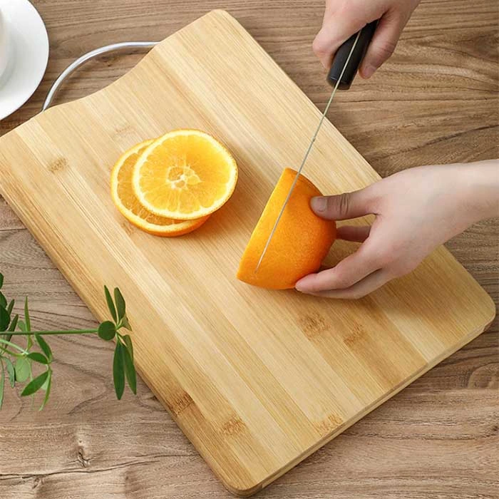 4PCS Size Metal Handle Bamboo Wood Chopping Cutting Board Wholesale/Supplier