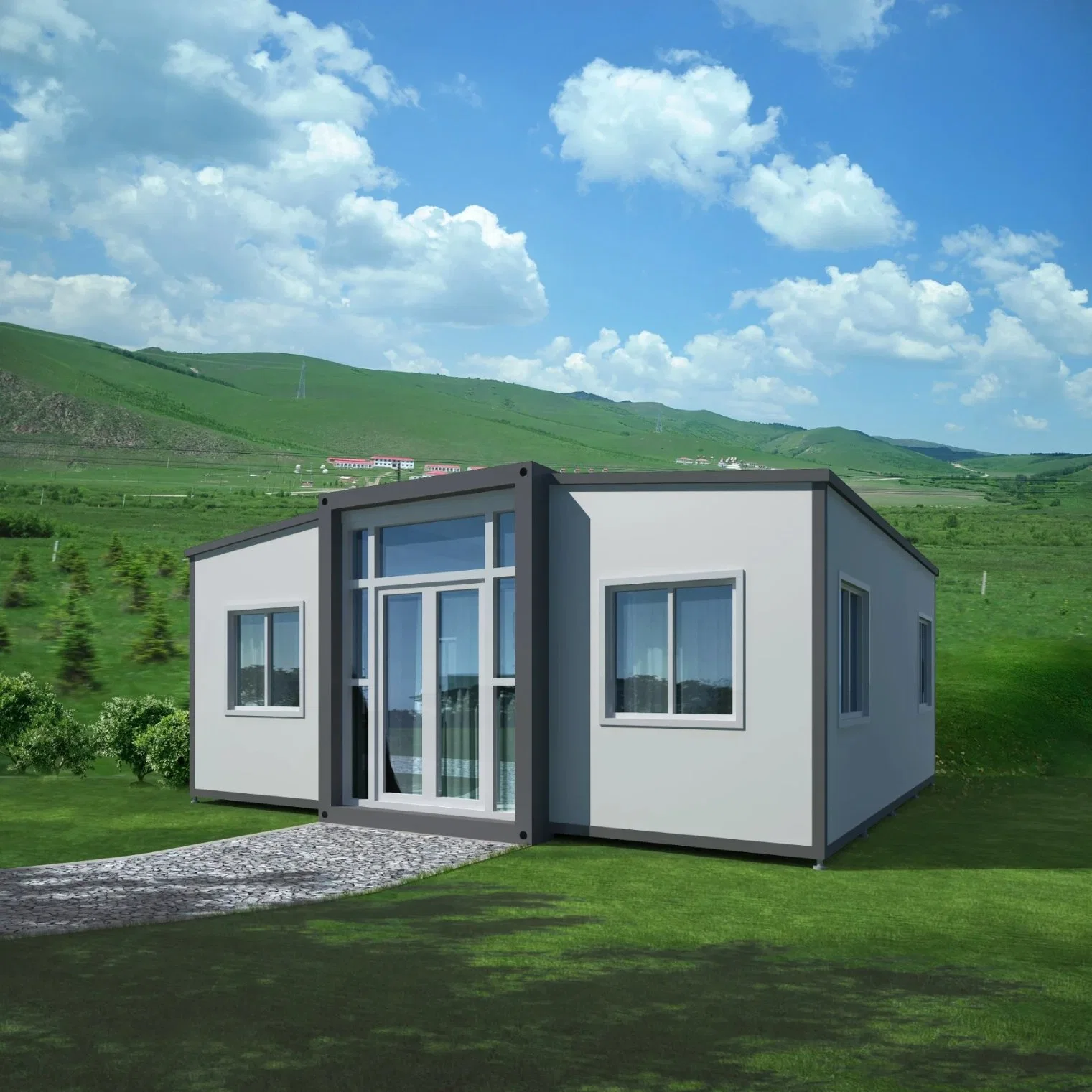 Manufacturer Villa Dxh Low Cost Prefabricated Houses Prefab House Expandable Container Home