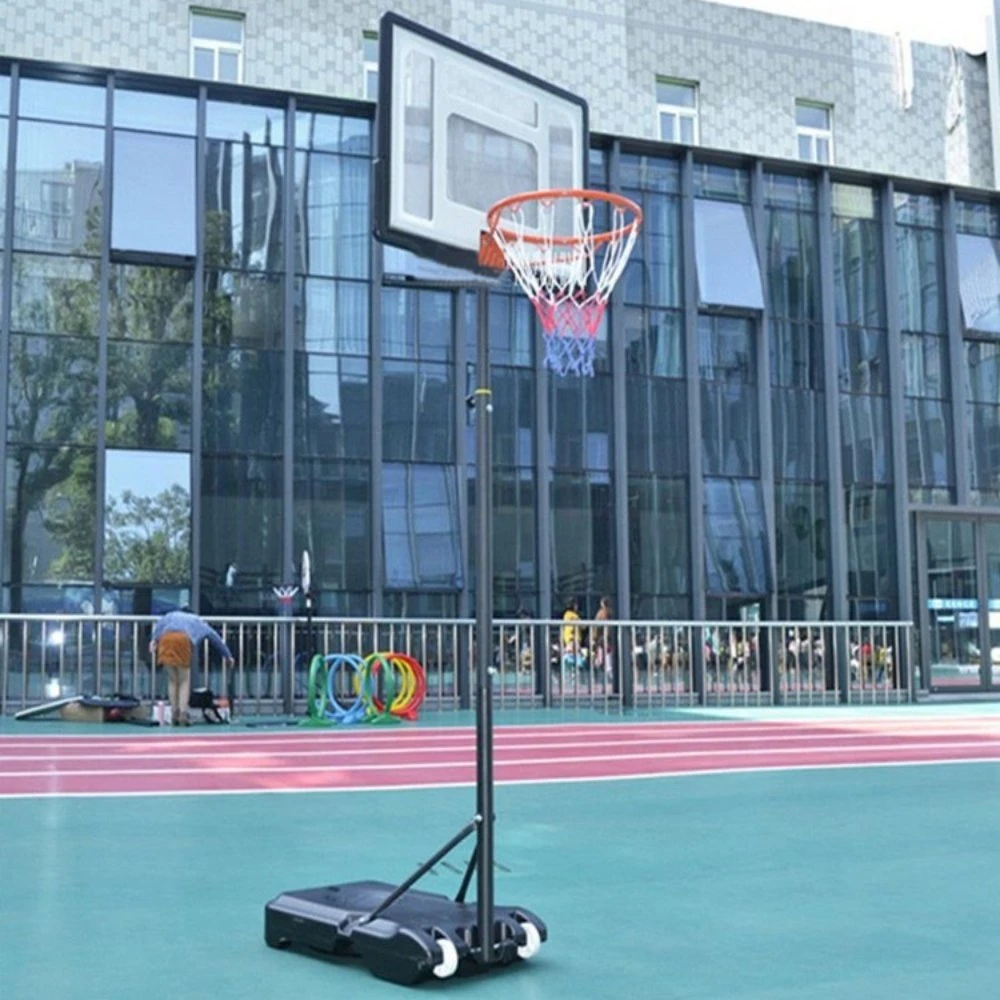 Basketball Board and Ring Set with Wheeled Stand Wyz23359