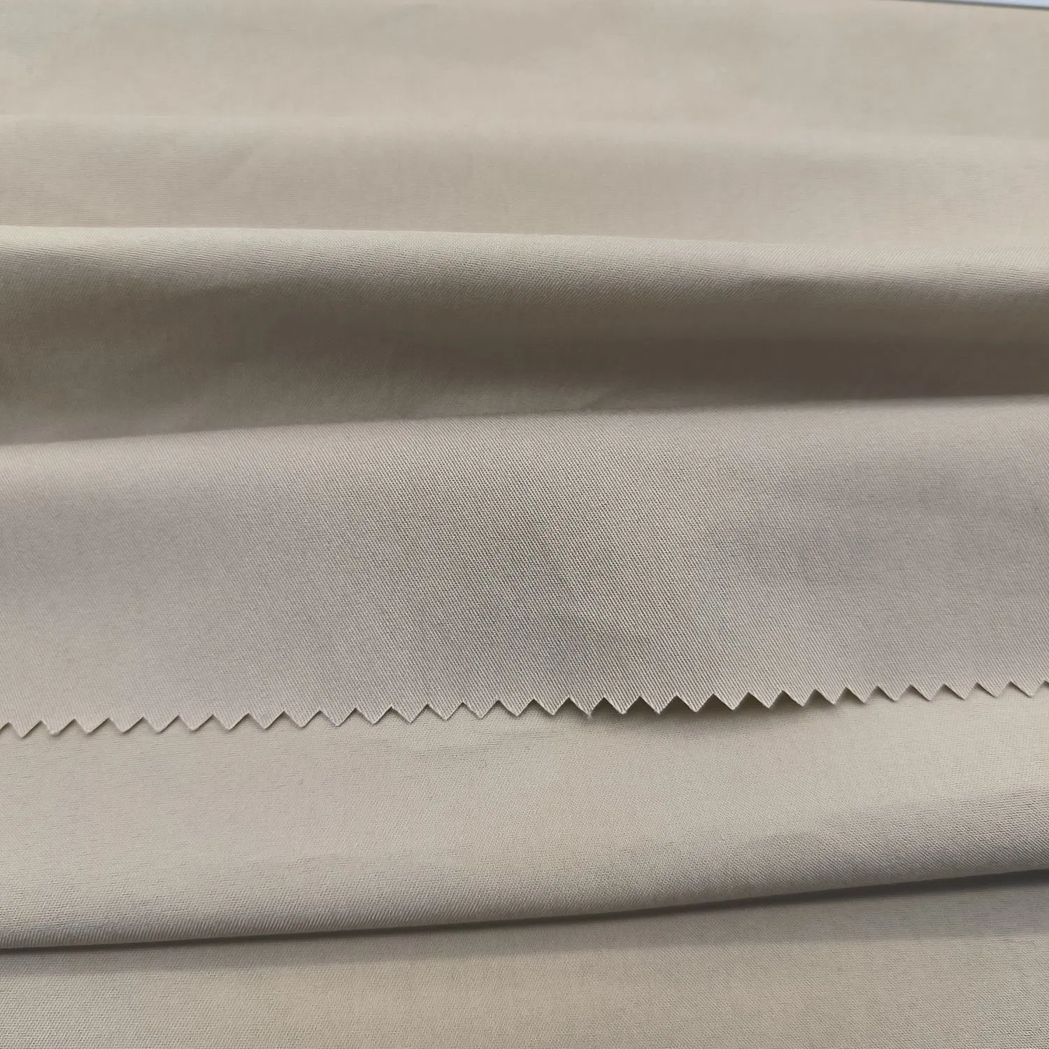 41% Nylon 55% algodón 4% Spandex Windbreaker Jacket Fabric Raw Material de alta calidad tela de algodón de nylon de sarga