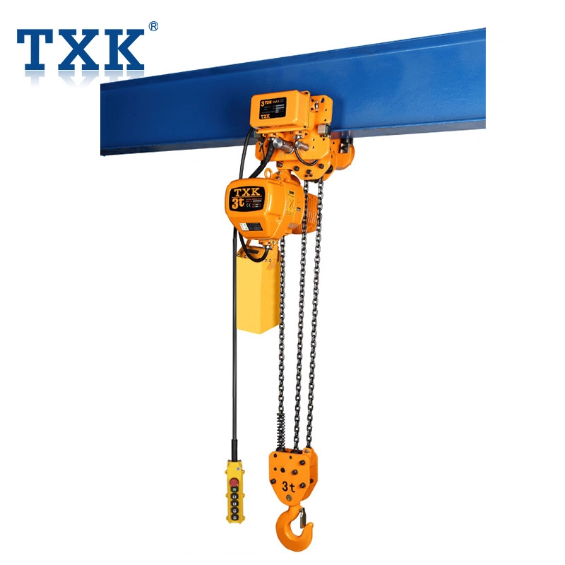 Waterproof Single Speed Suspended Electric Chain Hoist 3 Ton