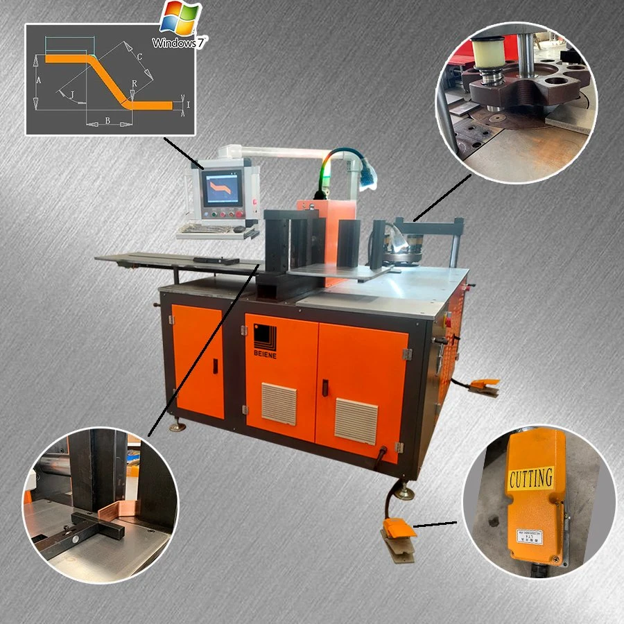 Intelligent 3D Computer Controlled Busbar Bend Equipment for Metal Copper and Aluminum