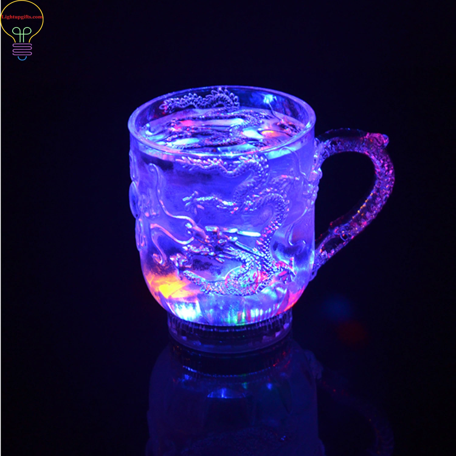 LED Aceso Cup adicionar água a luz do Sensor de Água Cup