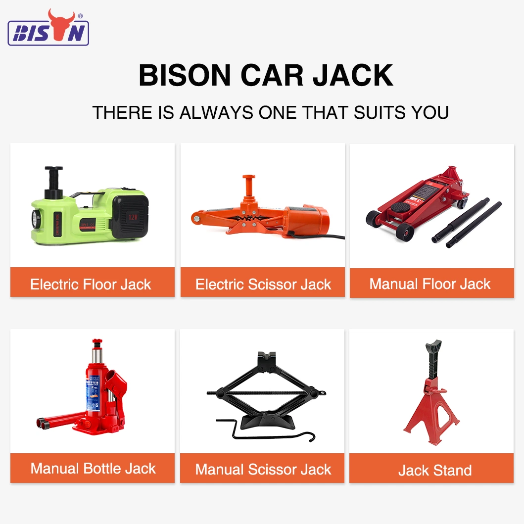 Bison China Multifunctional China Electric Car Floor Jack Auto Repair Tools