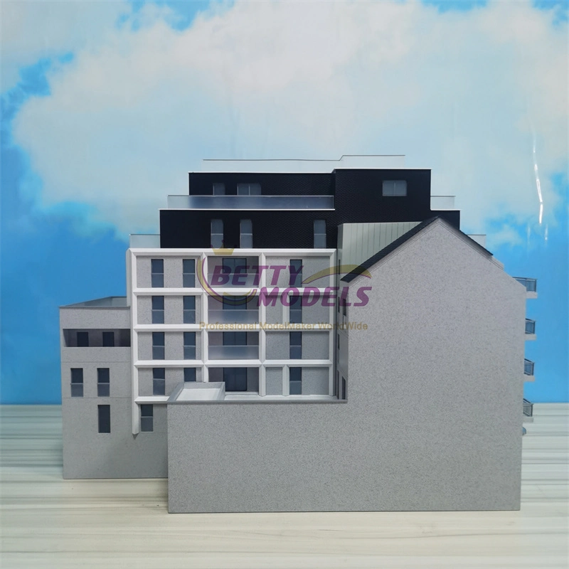 Apartment Building Scale Model Customization Paint Residence Physical Model Making