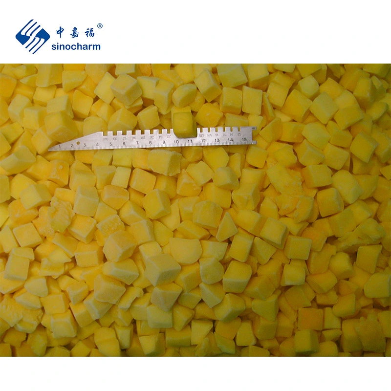 Sinochm HACCP Factory Precio 10mm hielo Mango congelado