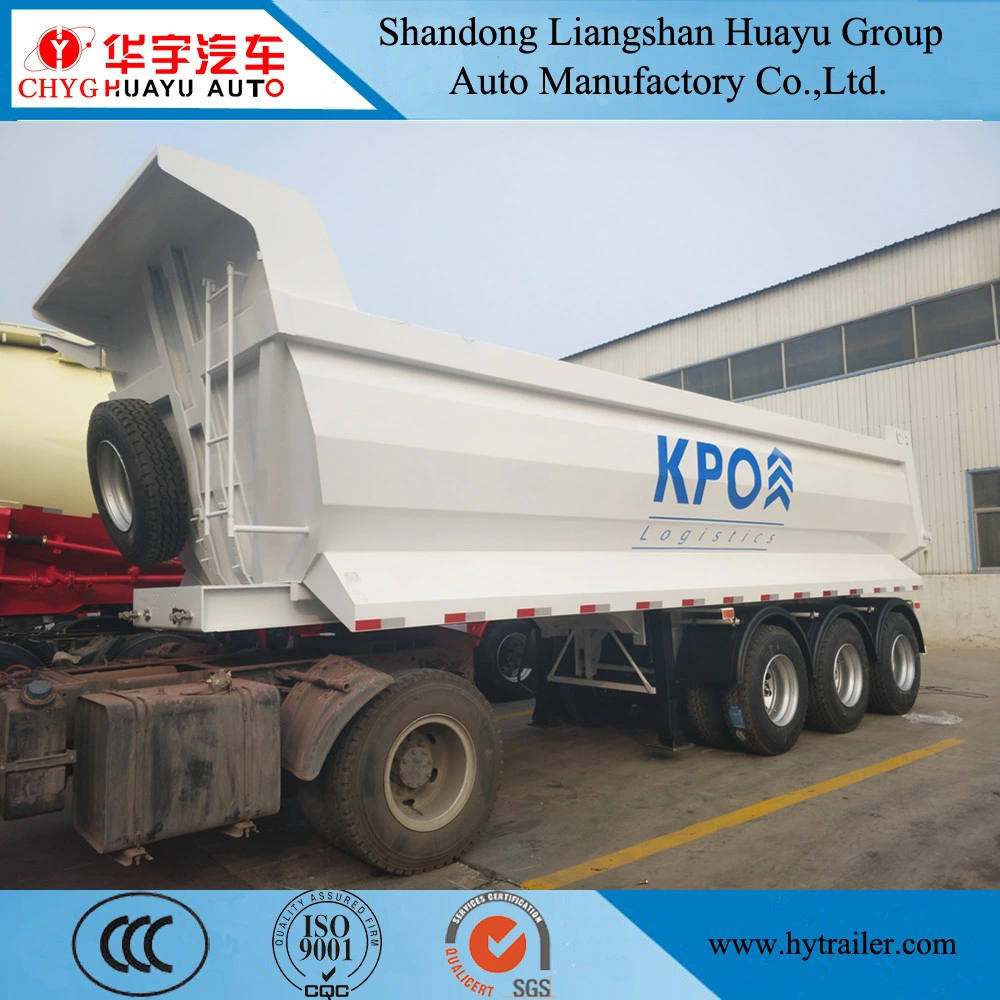 Heavy Equipment Transportation Rear Dump/Dumper/Tipper/Tipping Semi Trailer