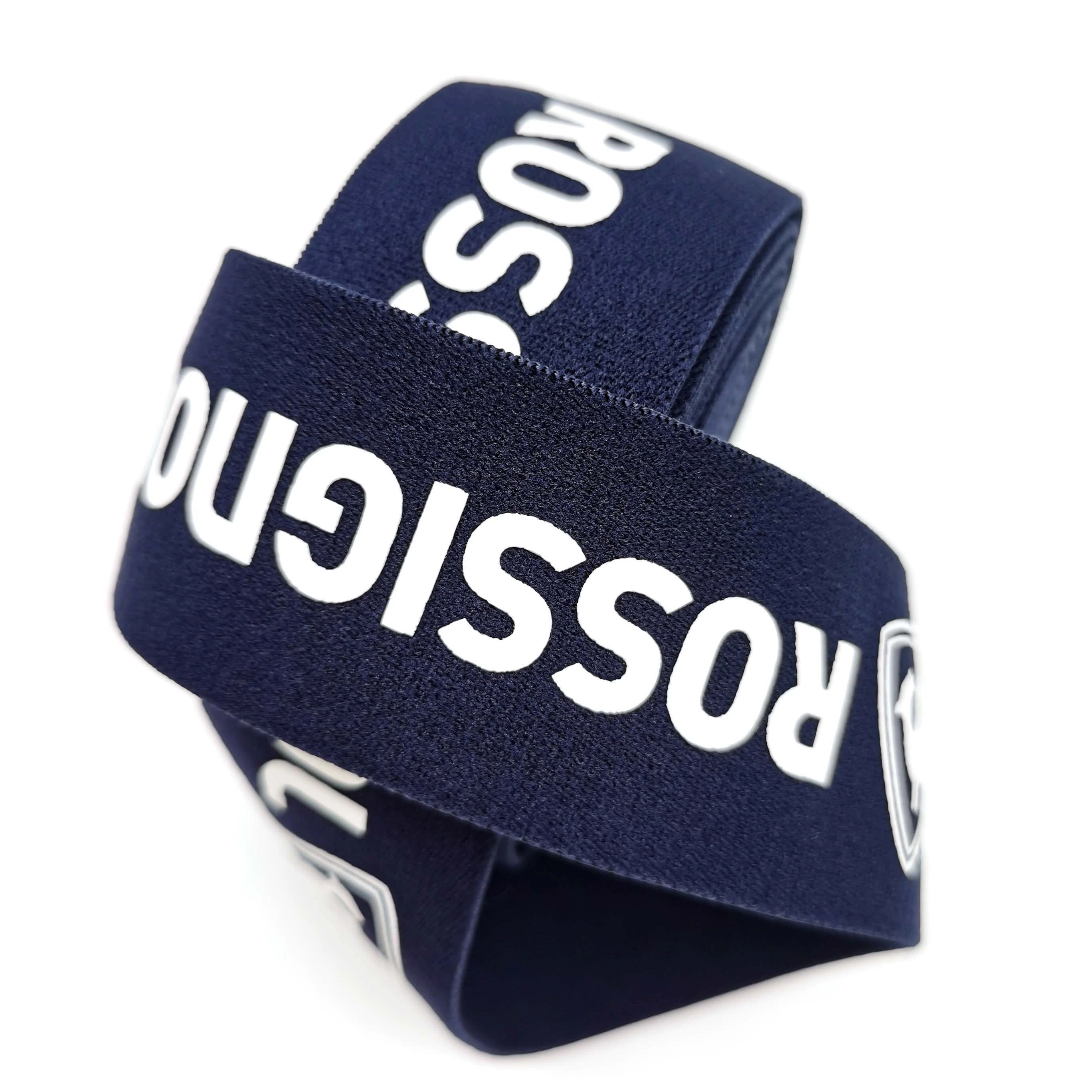 Estampado Flat Logo Custom 35mm Jacquard Elastic Band para sujetador Ropa interior de hombro