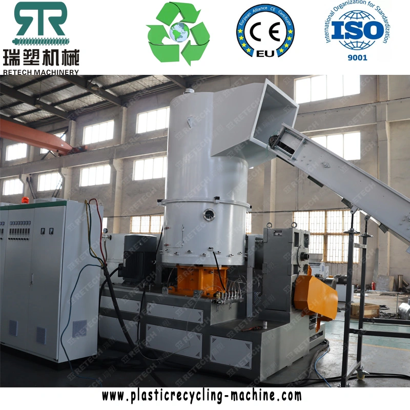 Retech Plastic PE/PP/HDPE/LDPE/LLLDPE/BOPP Film/Bags/magic Bags/Non Nحيك/Fiber/Granulation LinecomConf Pelleetic Machine