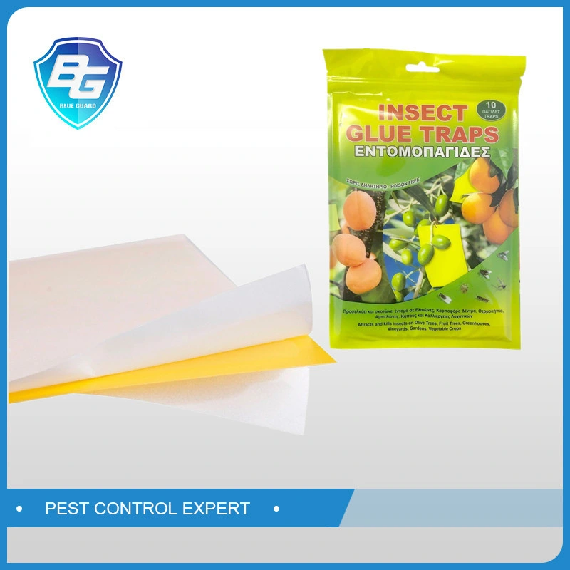 Insect Glue Trap, Double Sides Glue Coated Yellow PP Board