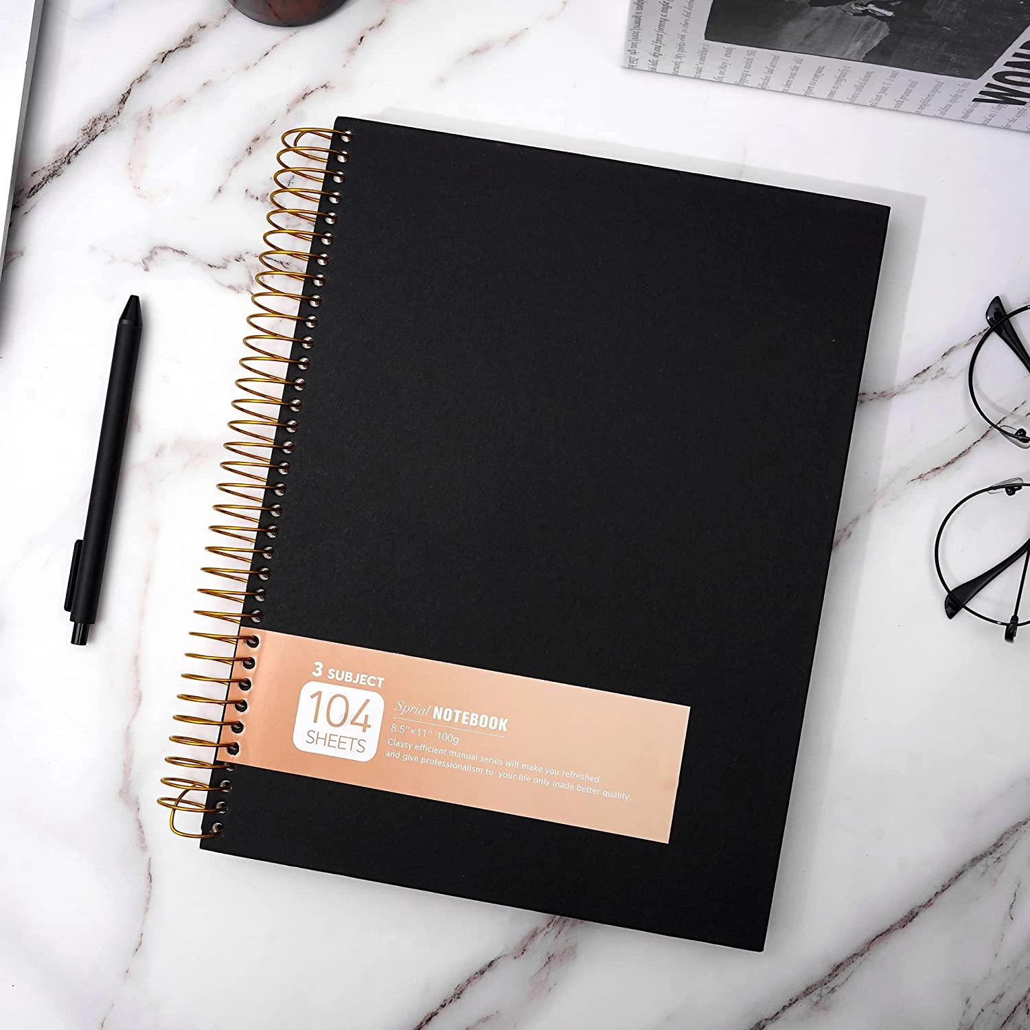 Custom Logo Office Stationery Spiral Notebook