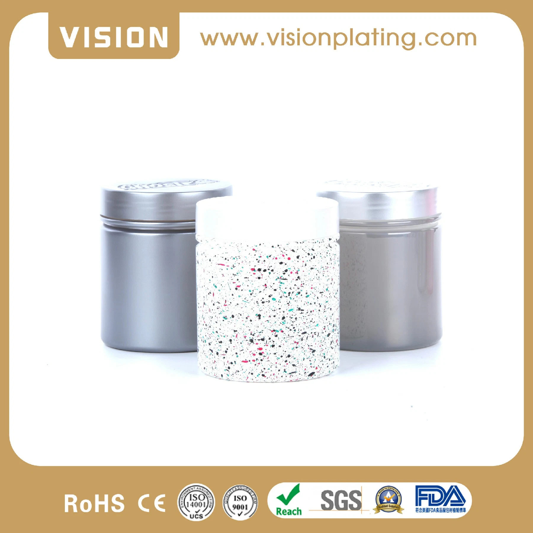 HDPE Nutrition Packaging Can Powder and Pills