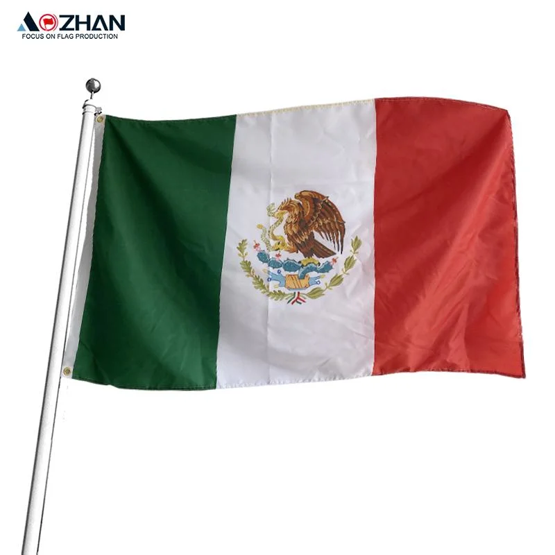 Cheaper Price Popular Decoration Custom Design Logo Mexico Flag Wholesale/Supplier Big Word Flag and Banner