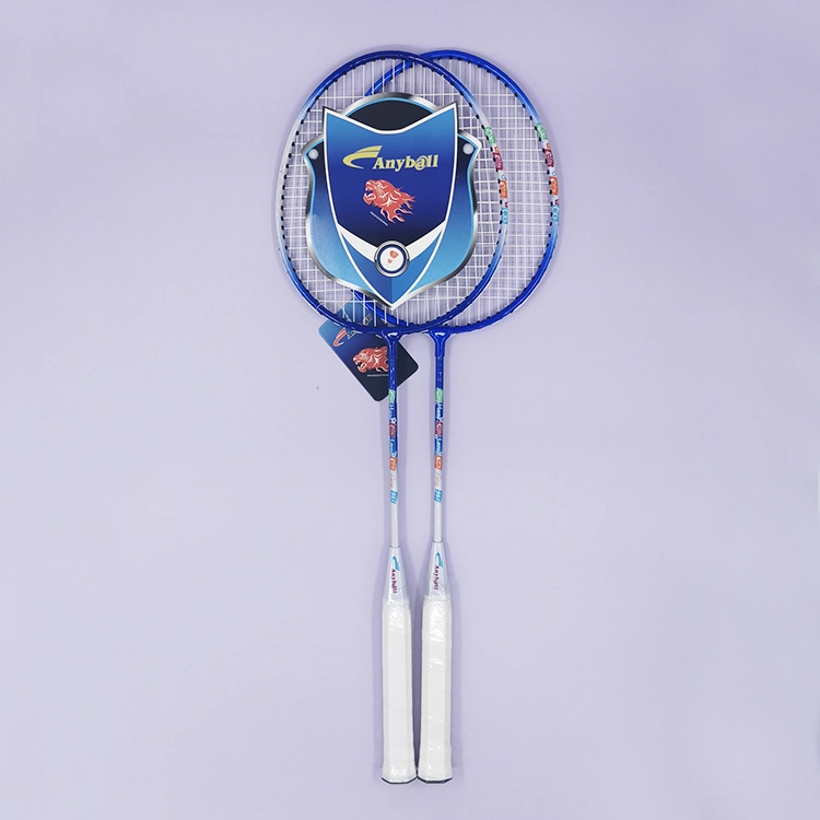 Kid Lovely Cheap Factory Wholesale/Supplier Iron Alloy Nylon String Badminton Racket