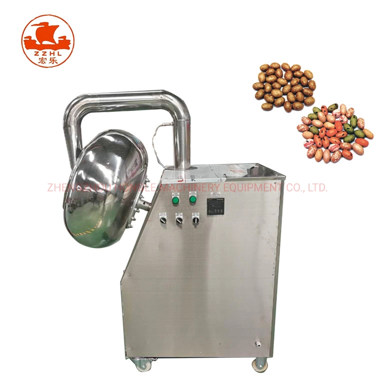 Small Sugar Film Coating Pan Almond Sugar Coating Machine for Tablet / Pill / Chocolate / Dragee / Peanut