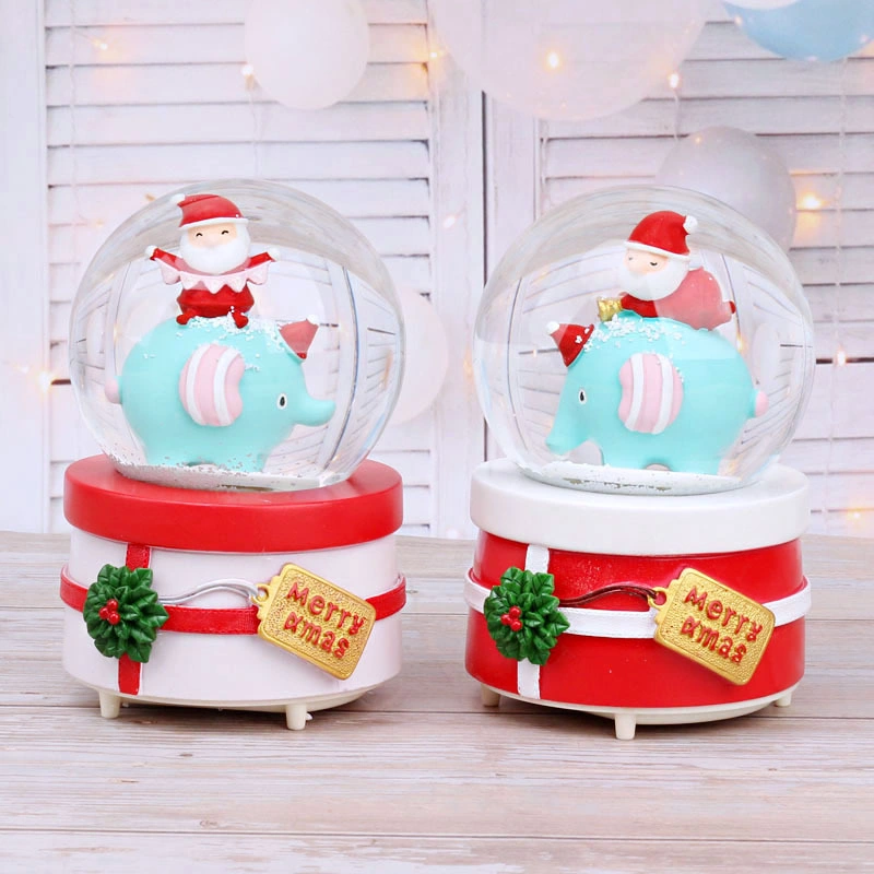 Wholesale High Quality Crystal Ball Music Box for Christmas