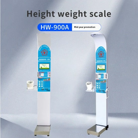 Analyseur de graisse machine BMI à ultrasons de 200 kg, à commande électrique et à pièces