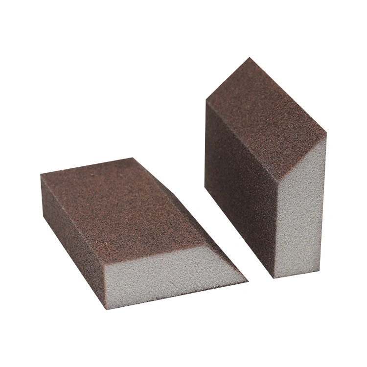 Oblique-Sided Spot Diamond Sponge Sanding Block Wood Working Polishing Sponge