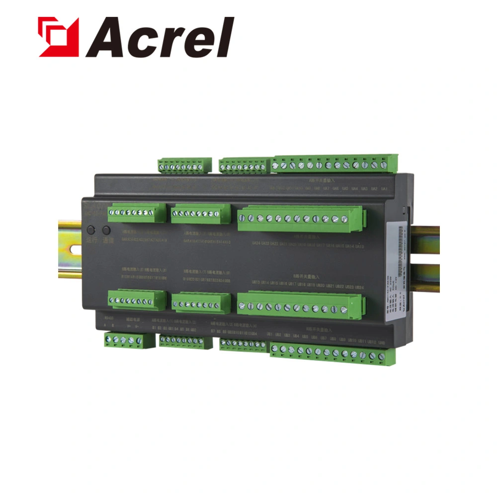 Acrel Amc16z-Fak48 DIN 35mm Rail Multi-Channel Energy Meter Power Meter Monitor Active Switch Status Used in Oulet Cabinet