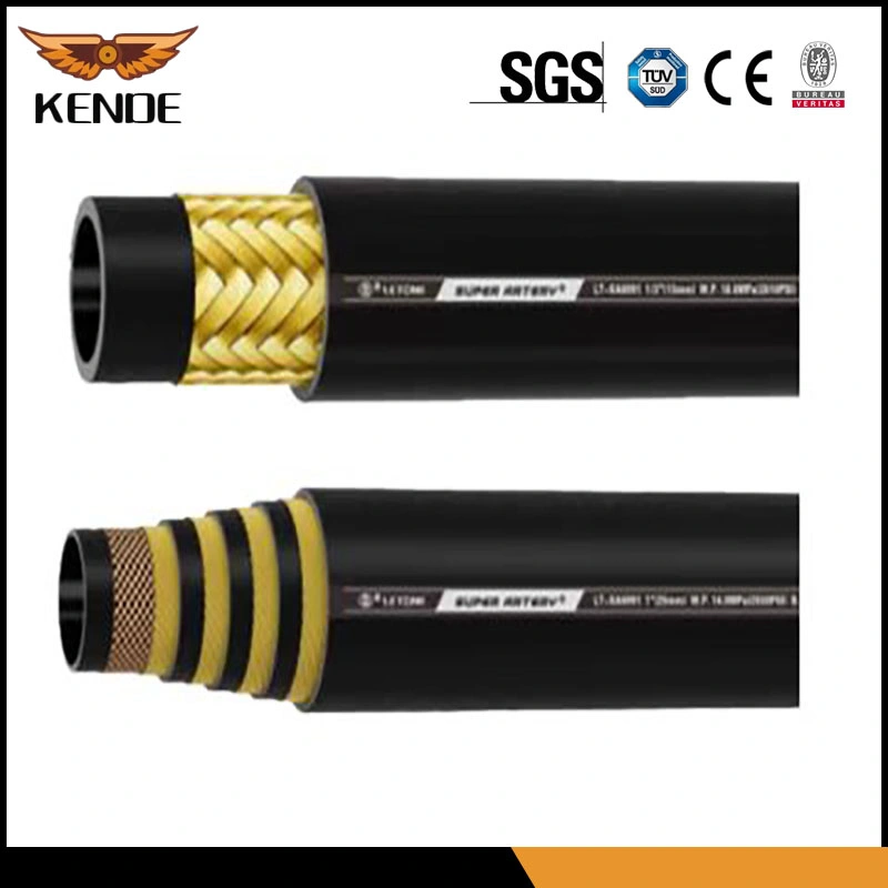 High Pressure Steel Wire Braided Hydraulic Rubber Hose and Hose 2sn Hydraulic Hose and Fittings