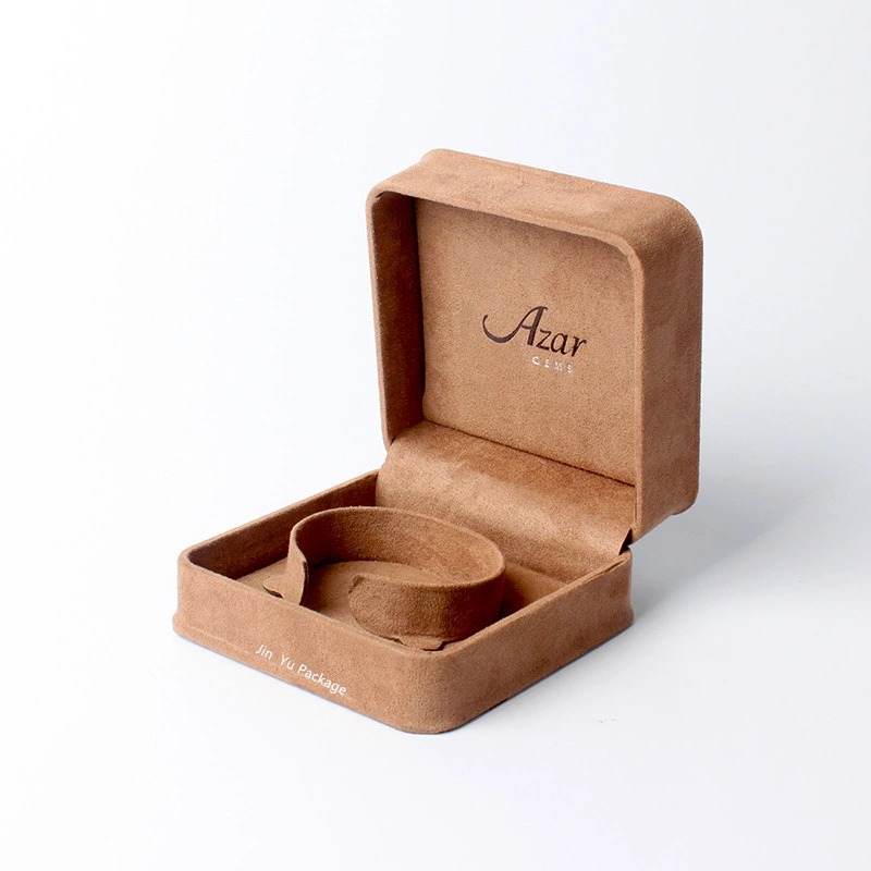 Luxury Handmade Suede Leather Jewelry Gift Packaging Box Wholesale/Supplier