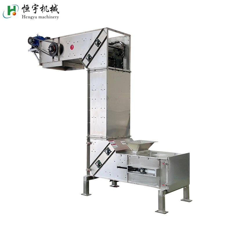 Stainless Steel Carbon Steel Continuous Bulk Treatment Bucket Conveyor Equipment for Sale