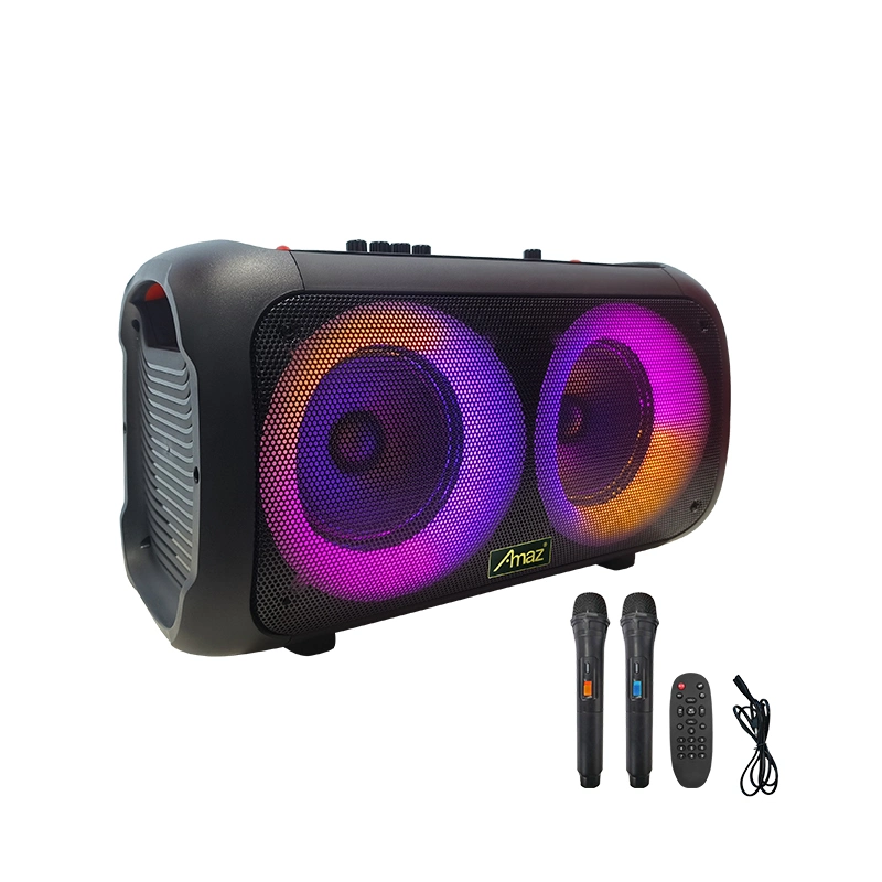 40W Portable Box Wireless Karaoke Speaker 6.5 Inch Subwoofer Square Dance Outdoor Soundbox