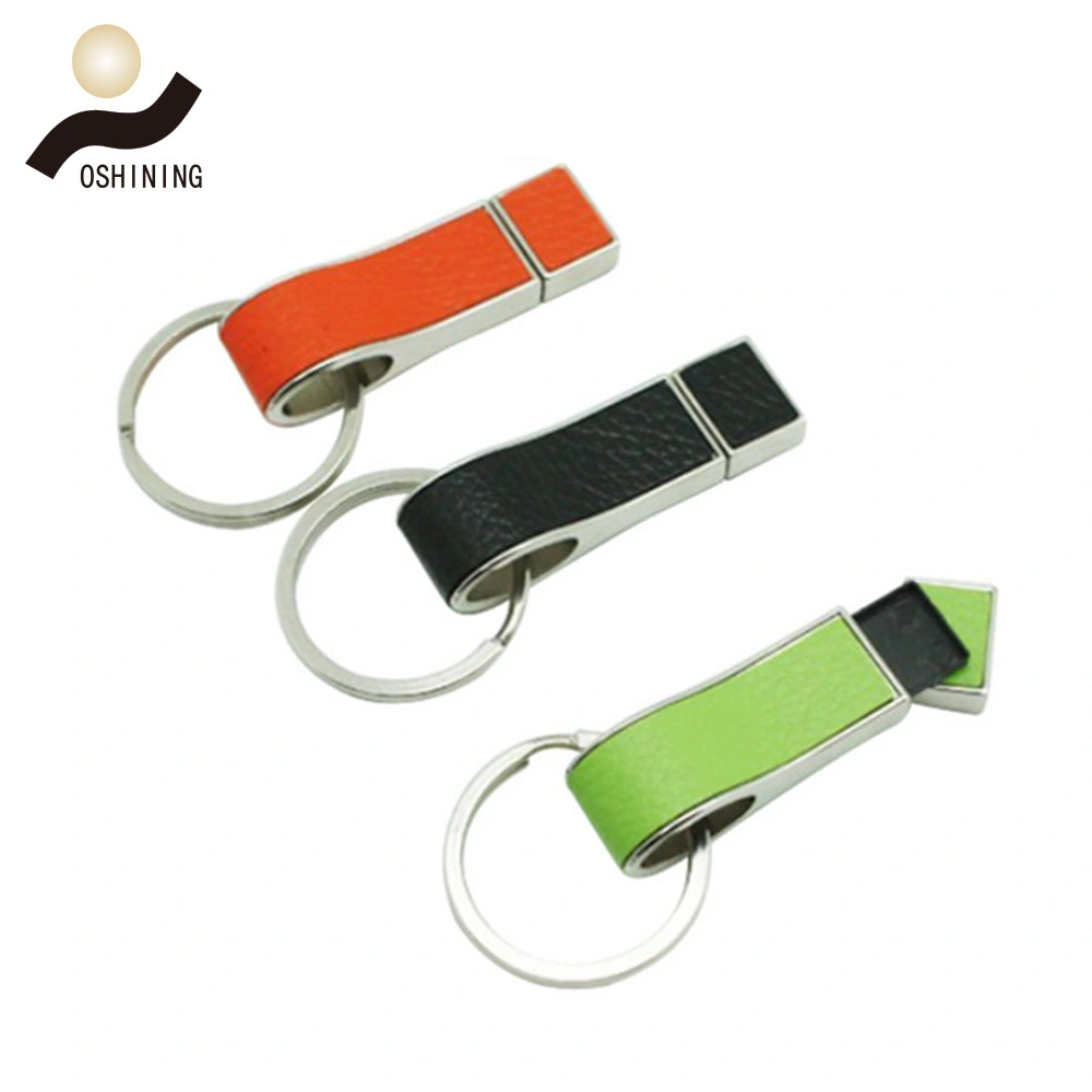 Métal cuir Whistle U Disk 8 Go mémoire Flash USB Memoria Clé USB (LT024)