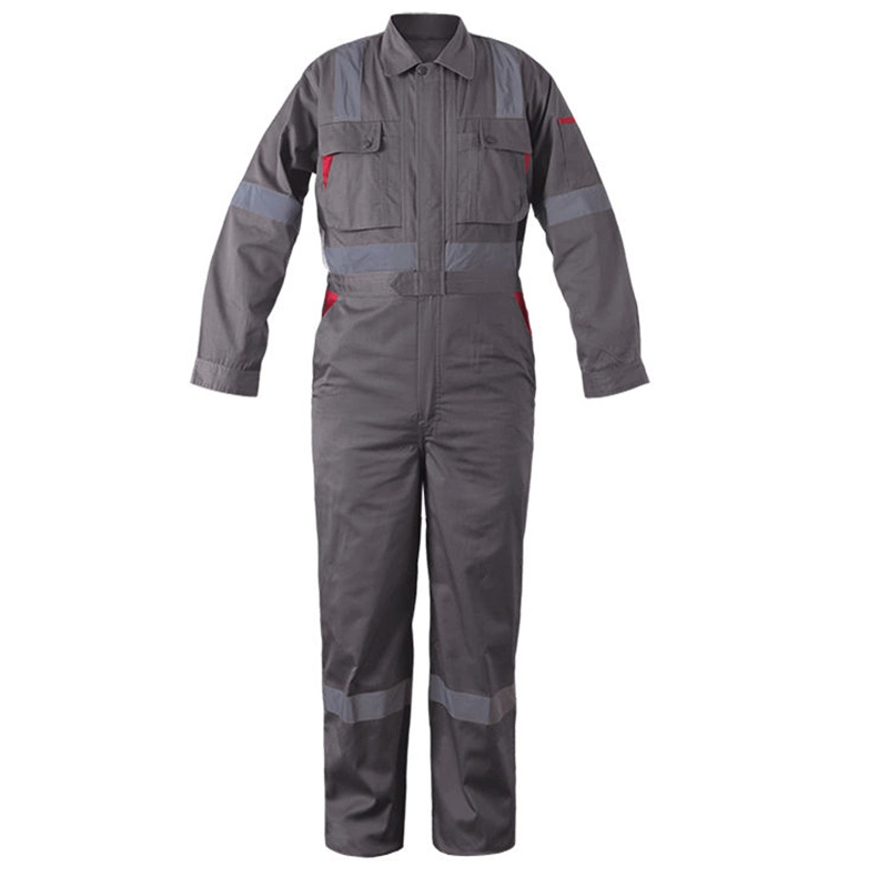 Safety Construction His Vis Protective Anti Fire Twill Bib Jacket Overall Mechanic Workwear Work Wear Coverall for Men