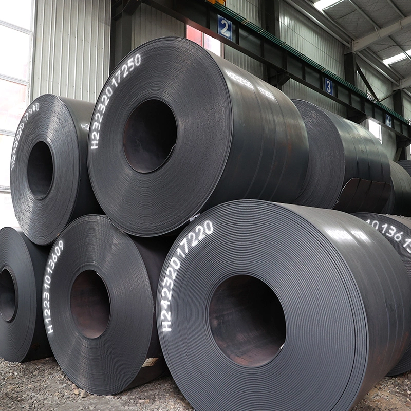 ASTM A36 Q235B Q345 S45c C45 1045 Ss400 SAE1006 1008 Low Carbon HRC CRC Ms Black Carbon Steel Coil