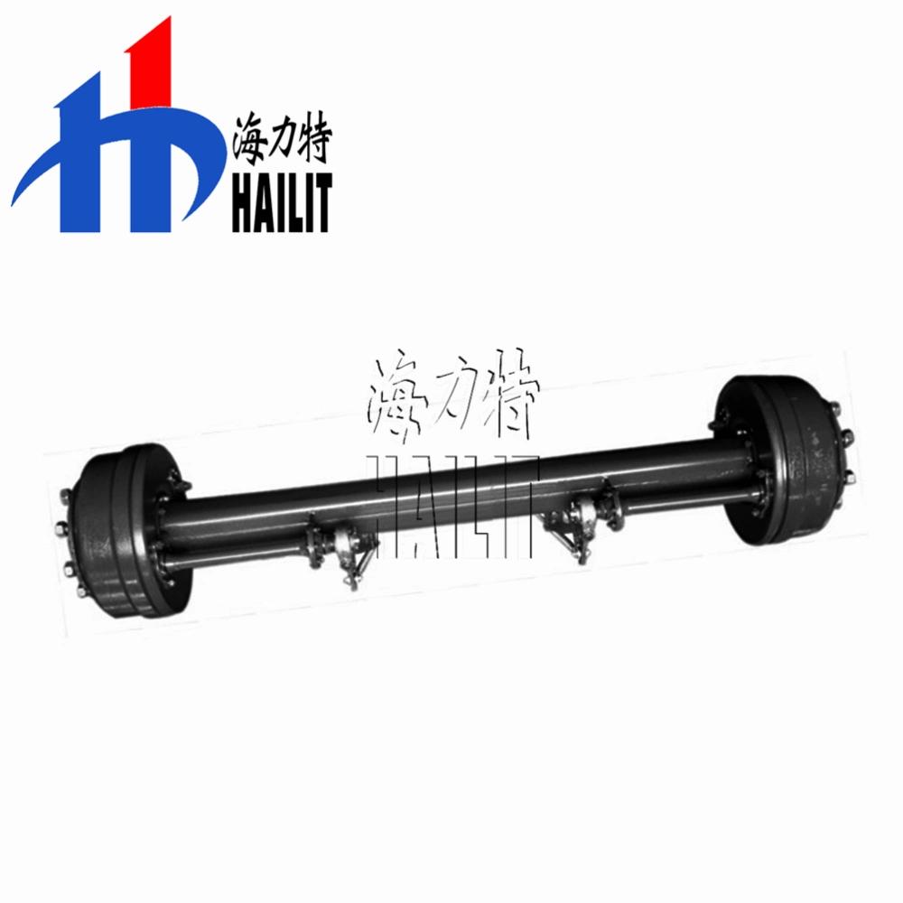 One-Stop Shopping Trailer Spare Parts American Type 150 Square Beam 1850 13t 14t 15t 16t 20t 25t Heavy Duty 10 Bolts Truck Semi Trailer Mechanic Axles (08)