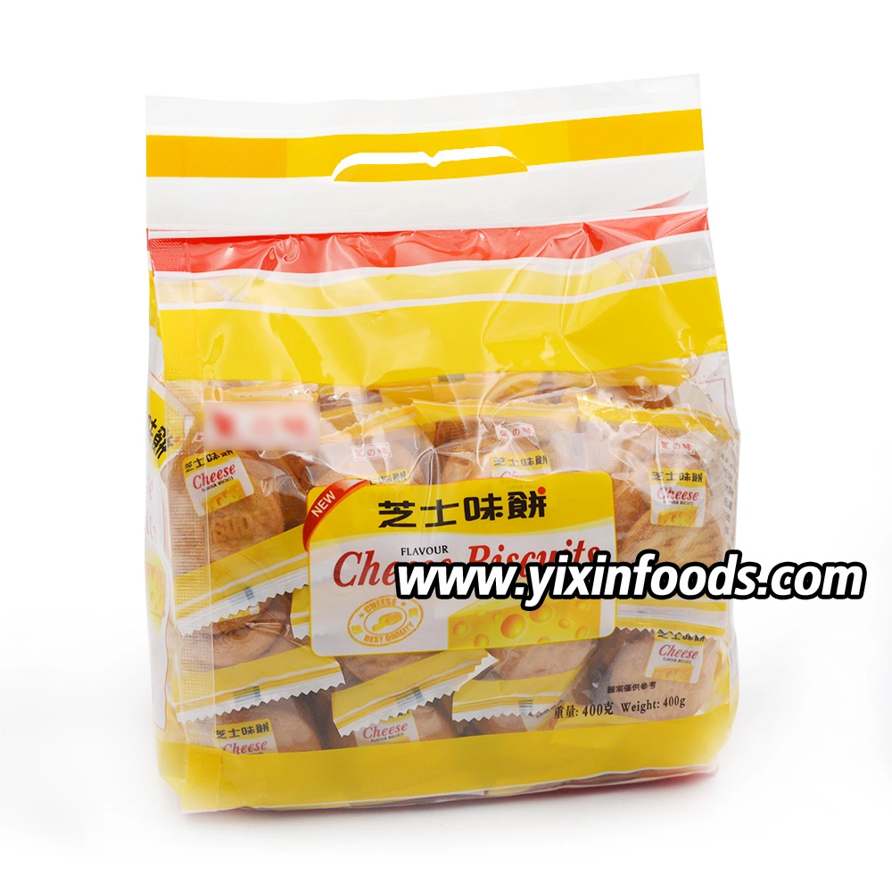 Chinese Snack 400g High quality/High cost performance Cheese Cookies Biscuits