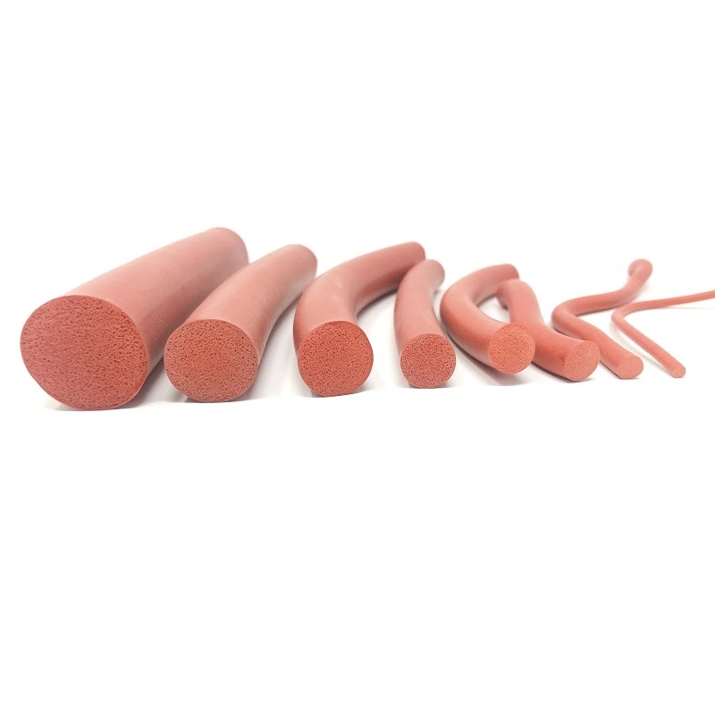 Different Shape Silicone Rubber Sponge Extrusion Profile