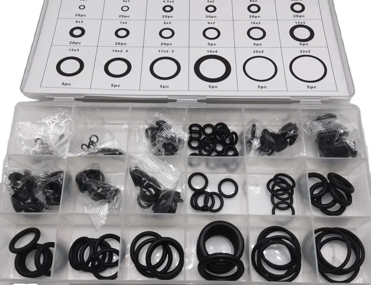 Standard Sizes NBR O Ring Seals Supplier Kit Set Excavator