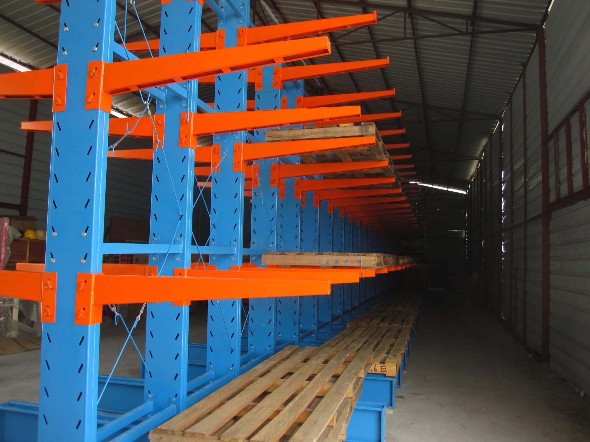 500kg Powder Coated Indutrial Storage Heavy Duty Cantilever Rack