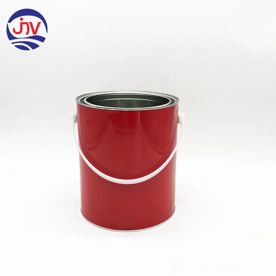 Empty Metal Paint Storage Cans with Tops Container Set