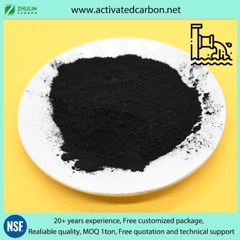 100-200mesh Food Decolorization and Water Treatment Coal Wood Powdered Activated Carbon Treatment