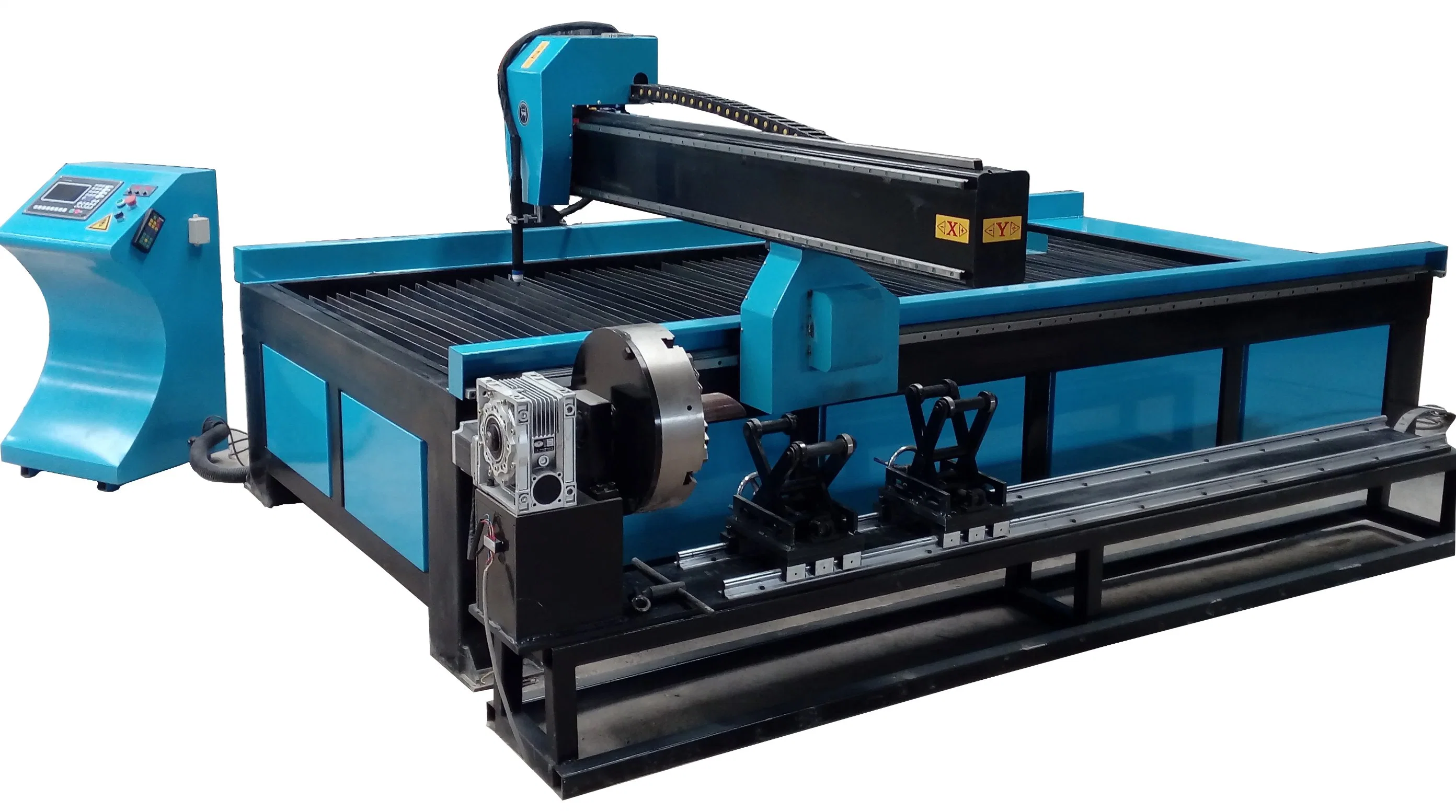 CNC Plasma Gantry Type High Precise Cutting Machine with Flame and Drilling