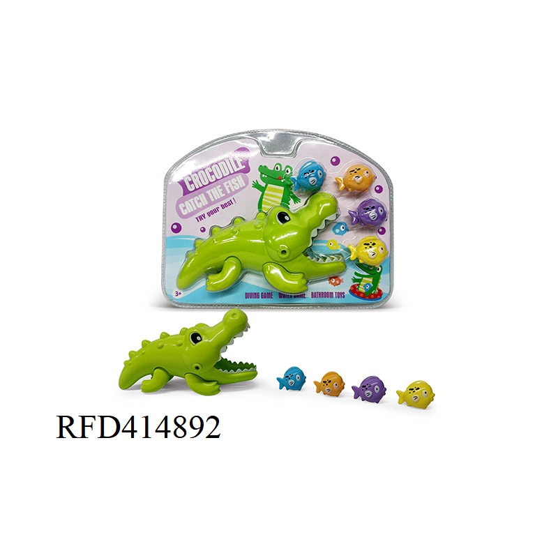 Wholesale/Supplier Plastic Baby Bath Toy Crocodile Eats The Small Fish Toys