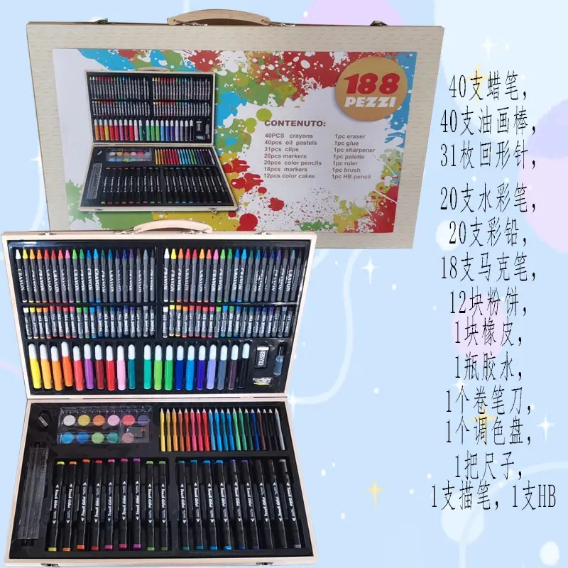 Colour Pencil Kid Art Drawing Water Color Watercolor Pens for Kids