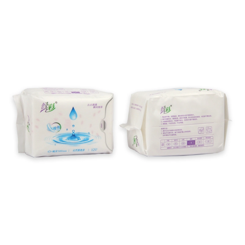 Soft and Comfortable Anion Far-Infrared Core Sanitary Pad for Ladies