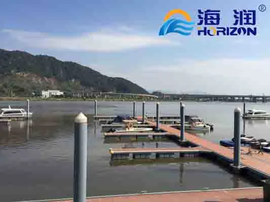 Muelle flotante de aluminio Pontoon de acero duradero