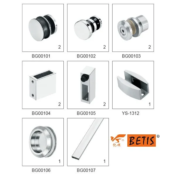 OEM ASTM-Standard Stainless-Steel Sliding Shower Enclosure Slider Kits