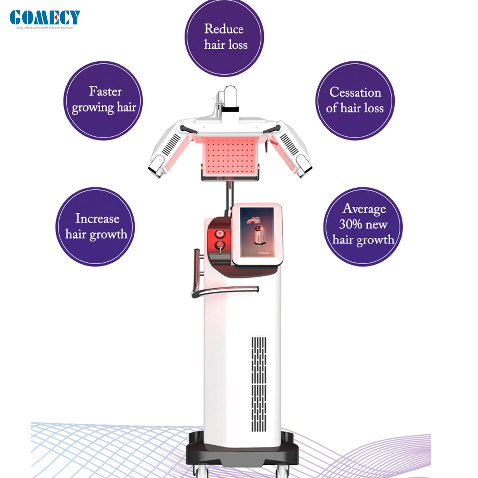 660nm láser de diodo LED el crecimiento del cabello y la pérdida de cabello máquina de tratamiento