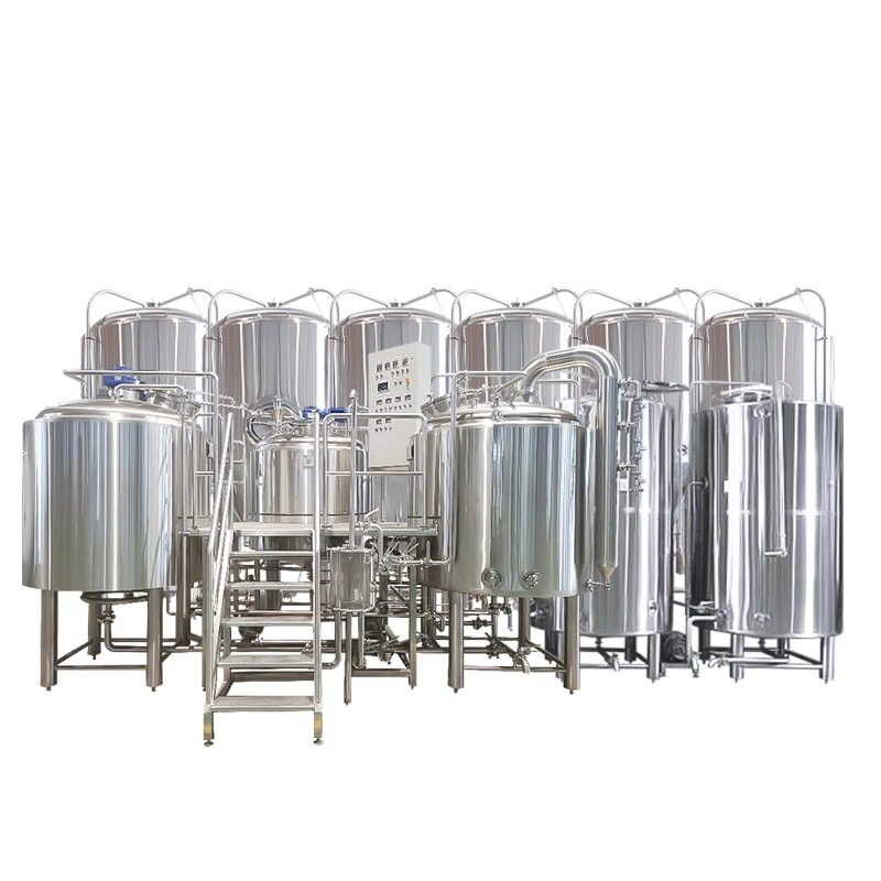 4500L 45hl sistema de cerveja soldado de aço inoxidável com controlo automático