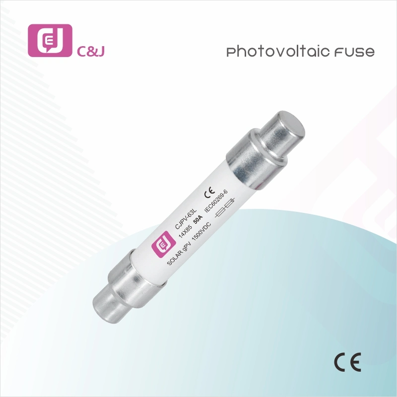 Cjpv-63L 2A-32A 1500V DC Fuse PV Cylindrical Ceramic Fuse