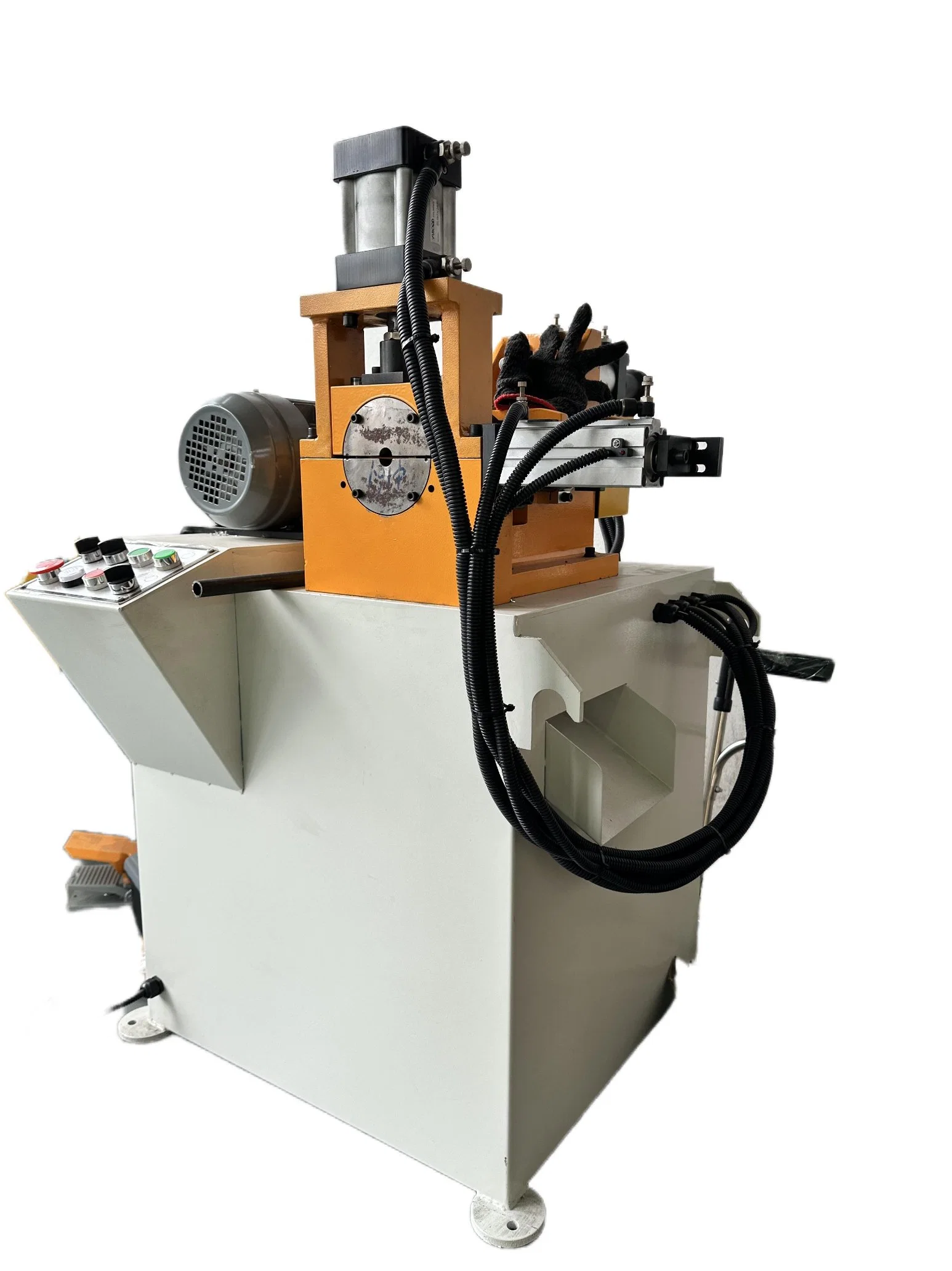 Rod Chamfering Machinerod Chamfering Pneumatic Double-Head Deburring Machine