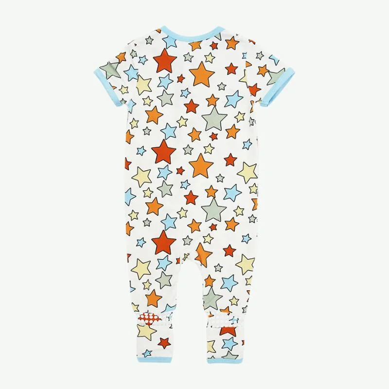 Bamboo Baby Rompers Organic Infant Sleepsuit Baby Two-Way Zip Romper