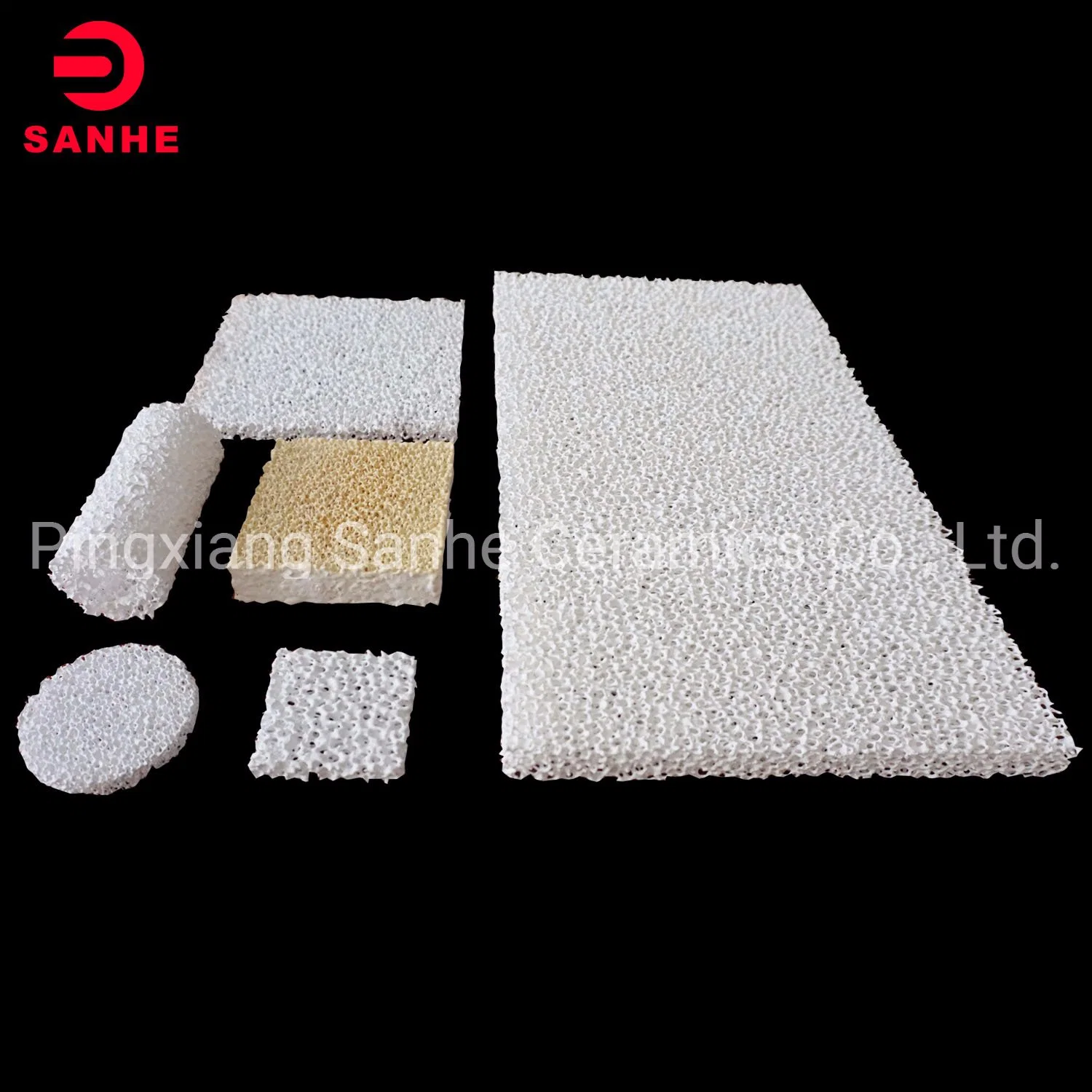 Silicon Carbide Foam Ceramic Filter for Copper, Iron Casting Filtration