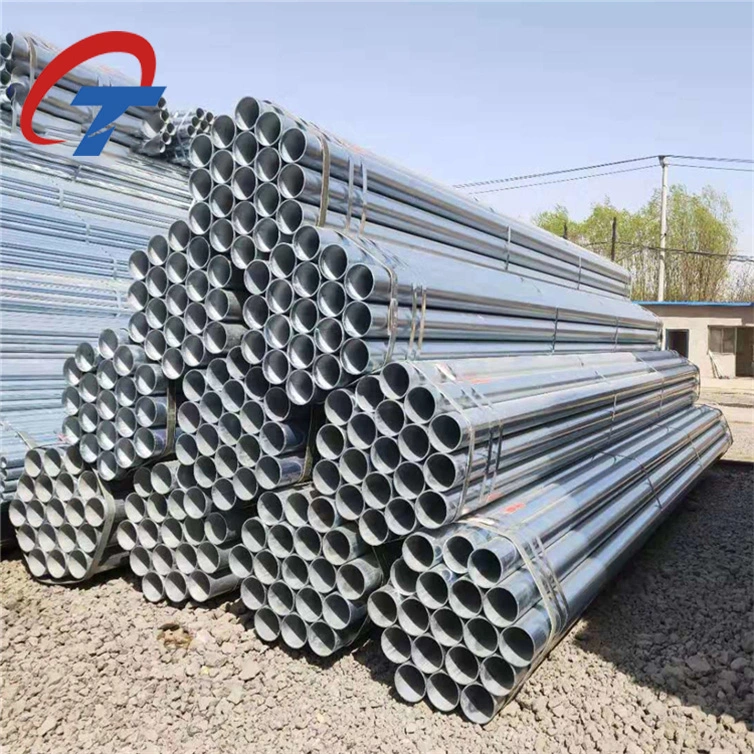 Q195 Q345 St37 St42 25mm 2inch 3inch Galvanized Steel Round Pipe for Industry